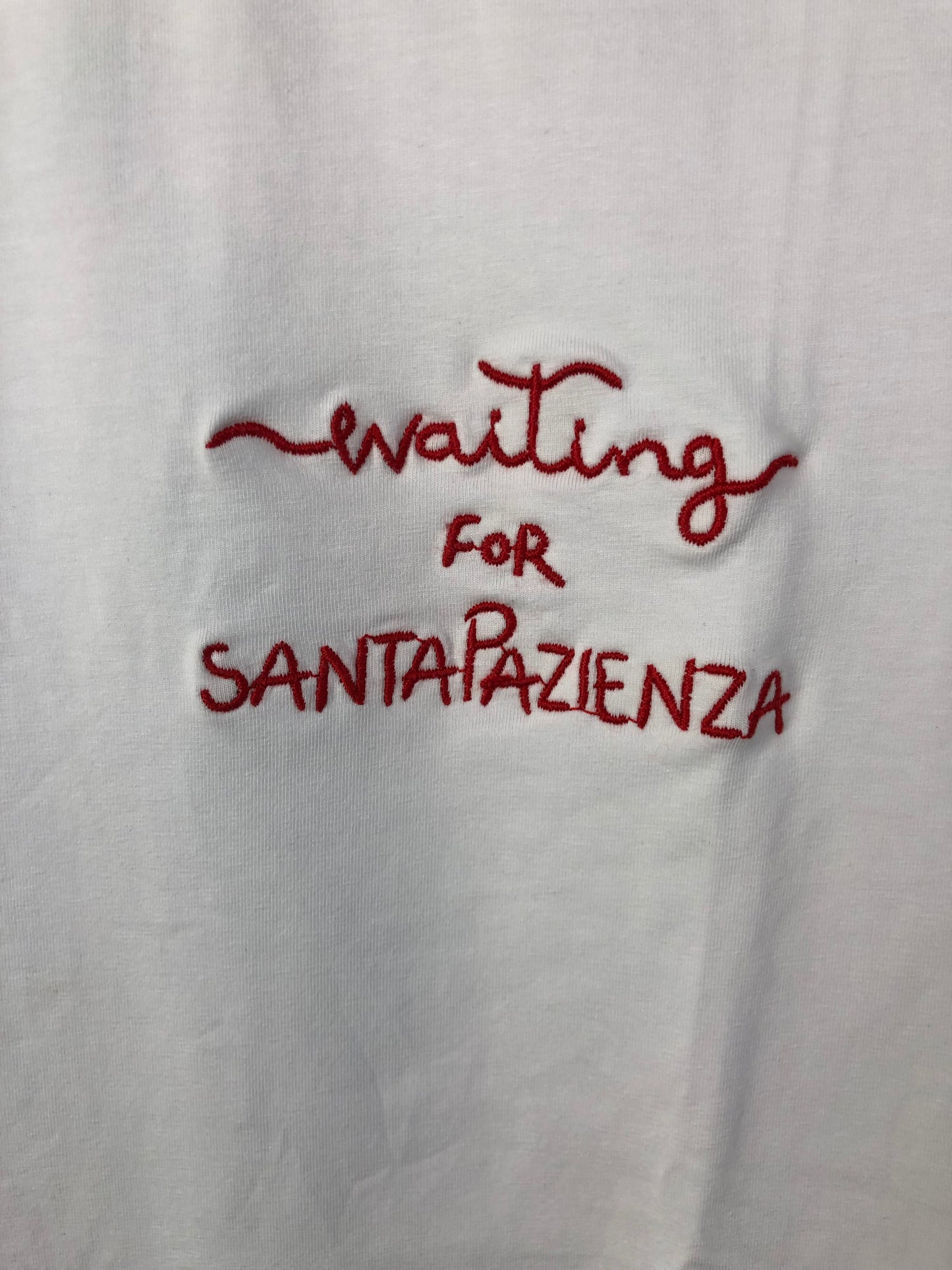 T-Shirt Waiting for Santa Pazienza