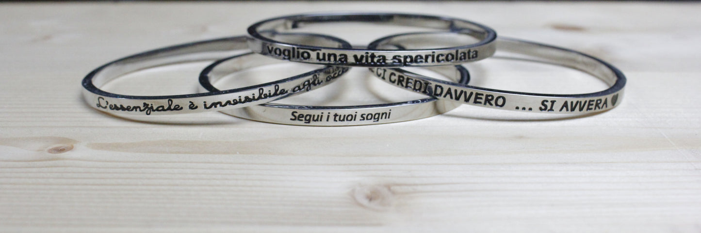 Bracciale "Frasi"